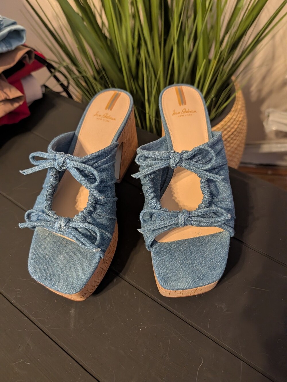 Sam Edelman Funky Retro Look Sandals.   8.5
